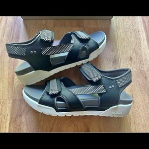 Black ryka platform sandals